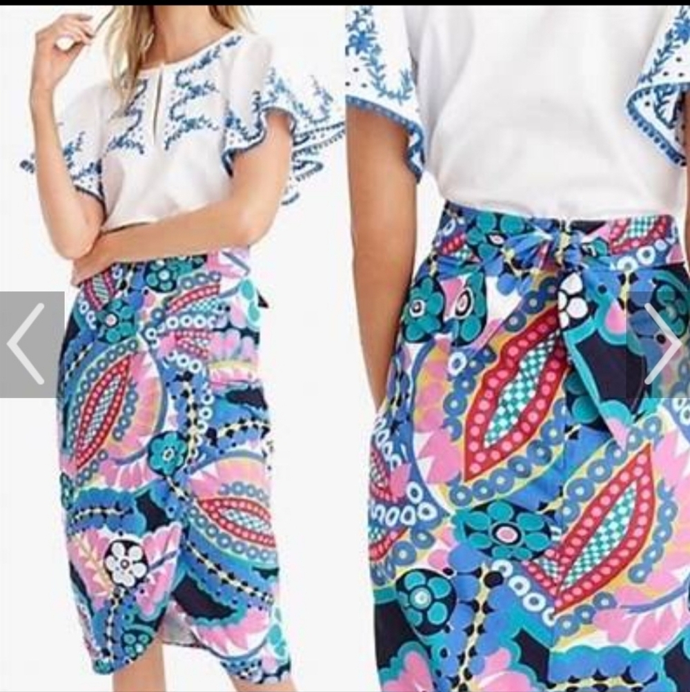 BN J. Crew Charlotte Ratti Skirt Size 6